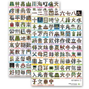 Kanji Poster 1 and 2 Set